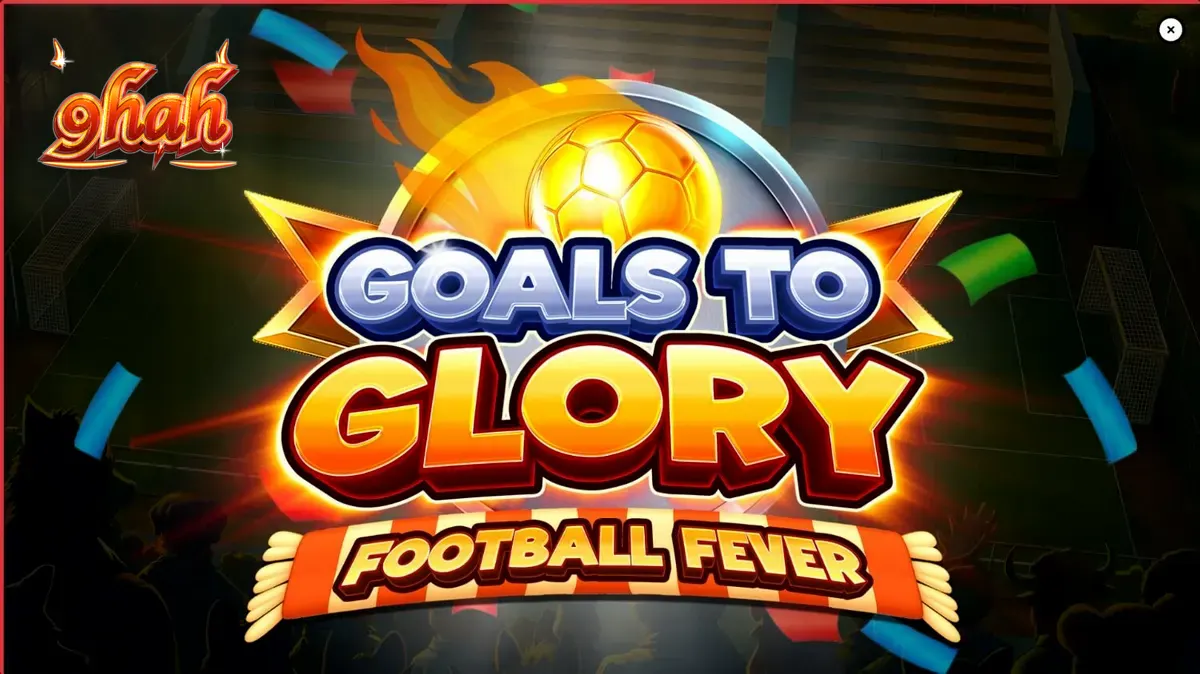 Interface vibrante e colorida do slot Goals to Glory Football Fever com animais jogadores